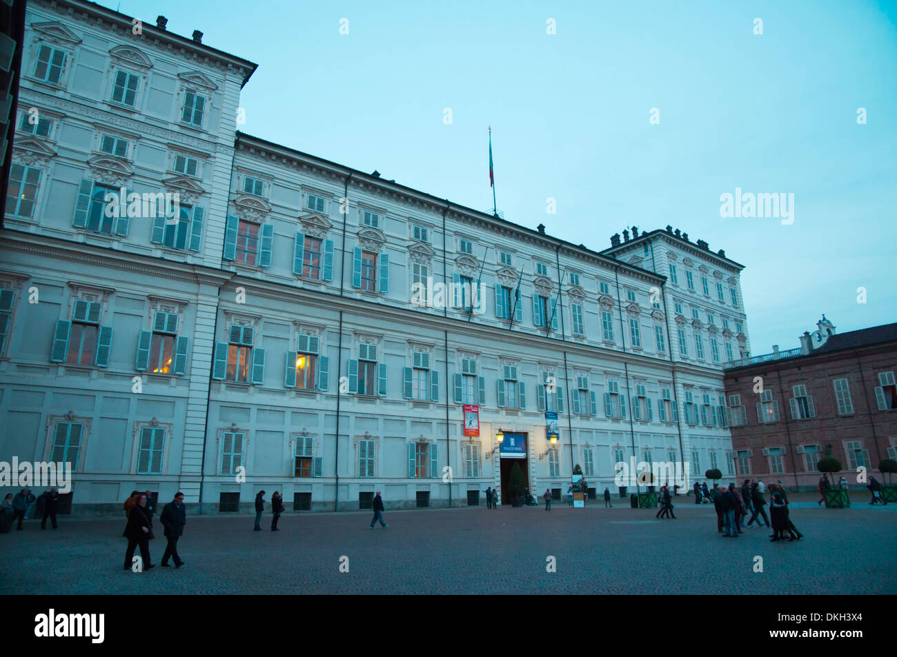 Palazzo reale, Palazzo reale, Piazza reale, Torino, Italia Foto Stock