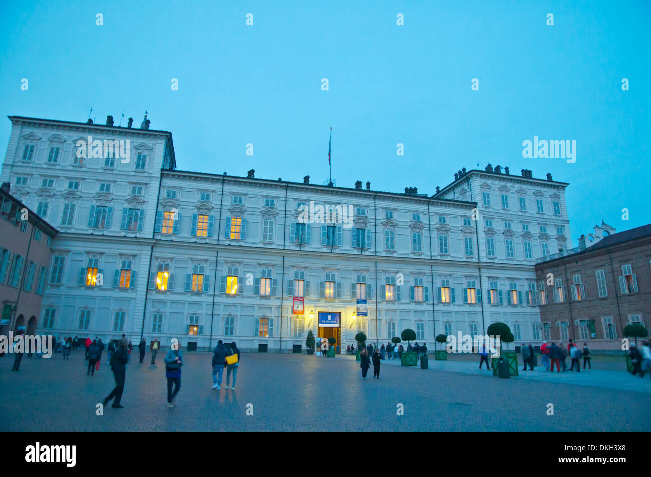 Palazzo reale, Palazzo reale, Piazza reale, Torino, Italia Foto Stock