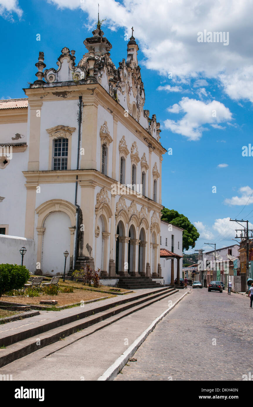 Chiesa coloniale di Nossa Senhora do Carmo a Cachoeira vicino a Salvador de Bahia, Bahia, Brasile, Sud America Foto Stock