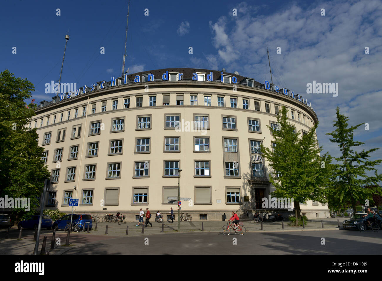 RIAS-Funkhaus, Hans-Rosenthal-Platz, Schoeneberg, Berlino, Deutschland / Schöneberg Foto Stock