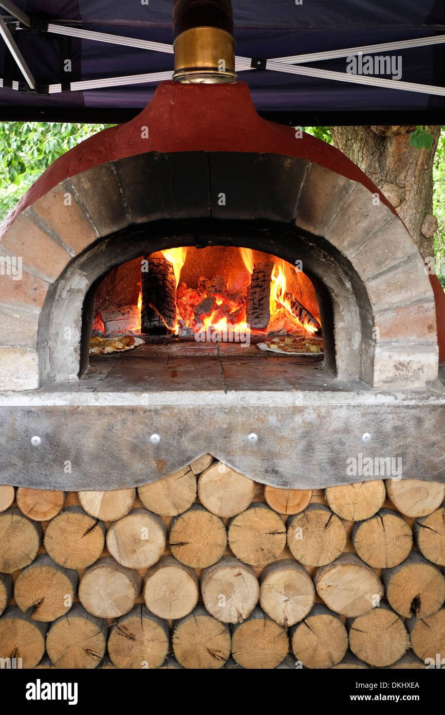 Forno pizza Foto Stock