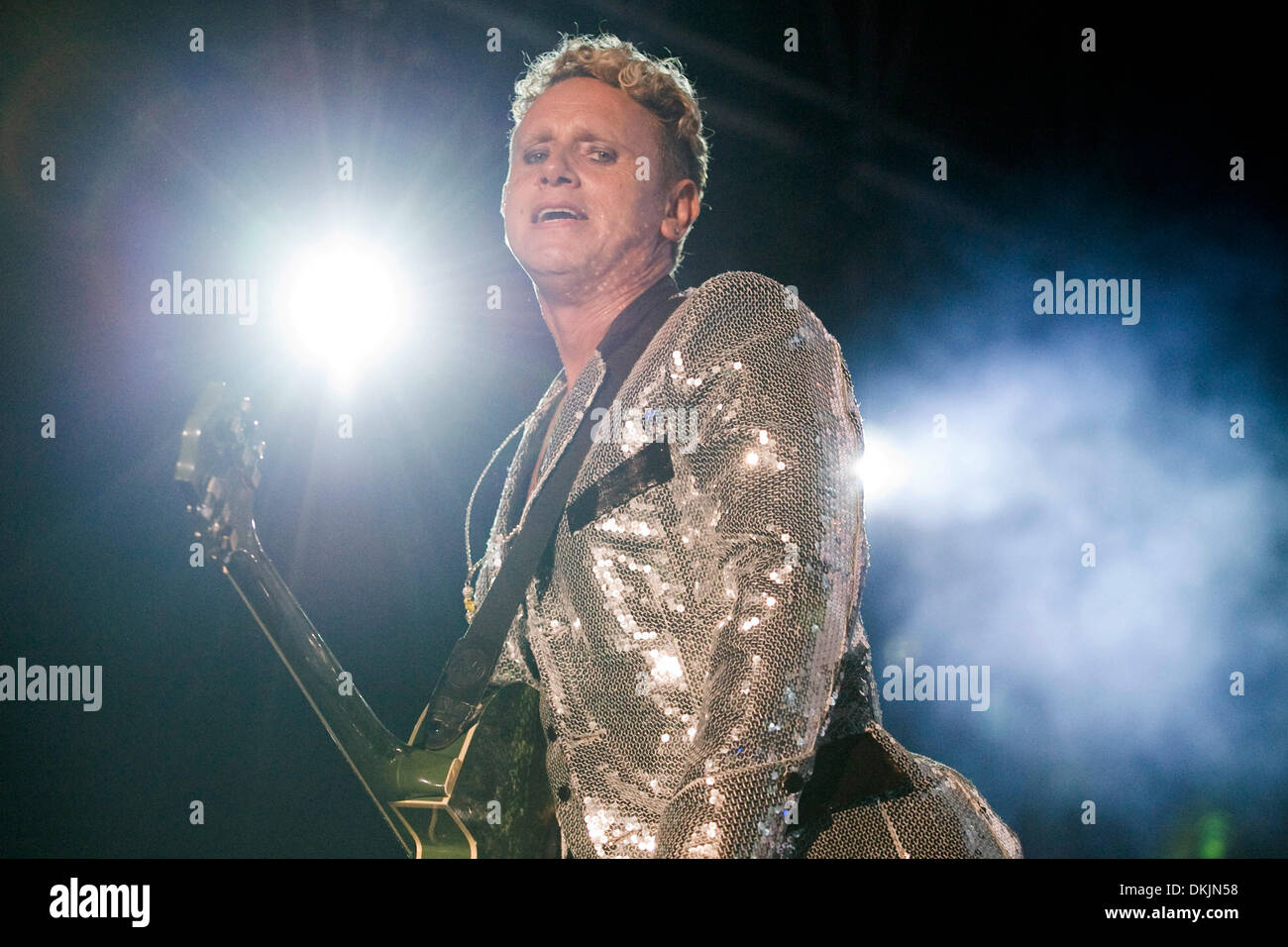 Luglio 24, 2009 - Toronto, Ontario, Canada - 22 Luglio 2009: Depeche Mode in c prima di prestazioni vi nuovo tour dell'Universo a Toronto, Ontario a Molson anfiteatro a Ontario Place. (Credito Immagine: © Southcreek globale/ZUMApress.com) Foto Stock