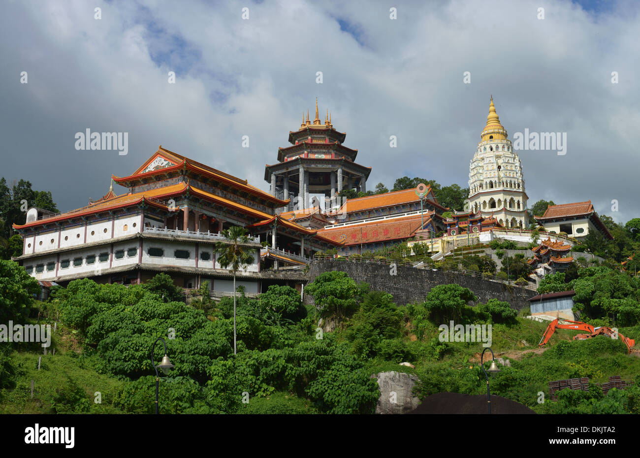 Tempelanlage Kek Lok Si, Penang, Malaysia Foto Stock