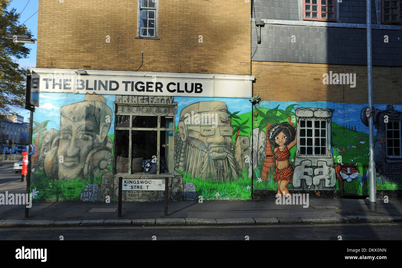 Il cieco Tiger Club music venue a Brighton Regno Unito Foto Stock