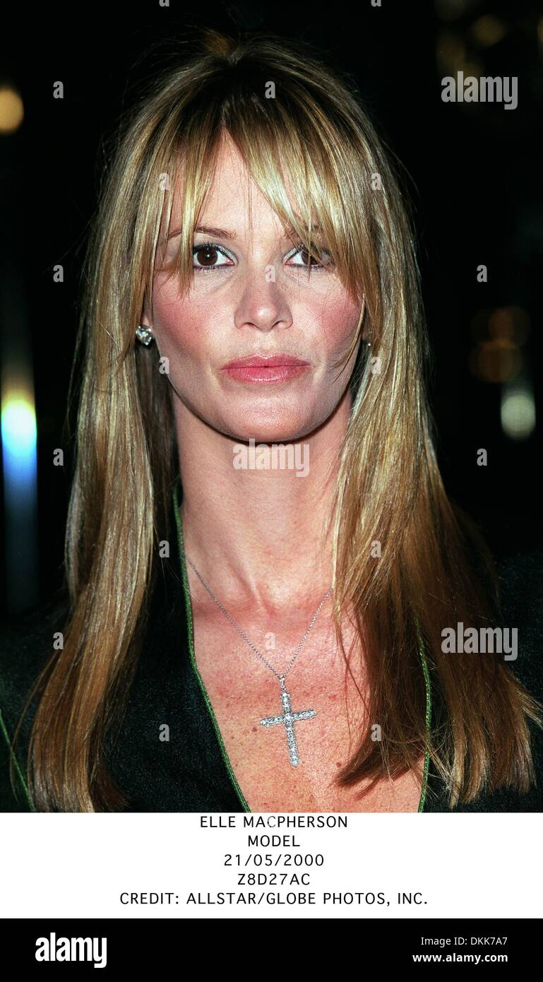 21 maggio 2000 - ELLE MACPHERSON.Model.21/05/2000.Z8D27AC.Credit:(Immagine di credito: © Globo foto/ZUMAPRESS.com) Foto Stock
