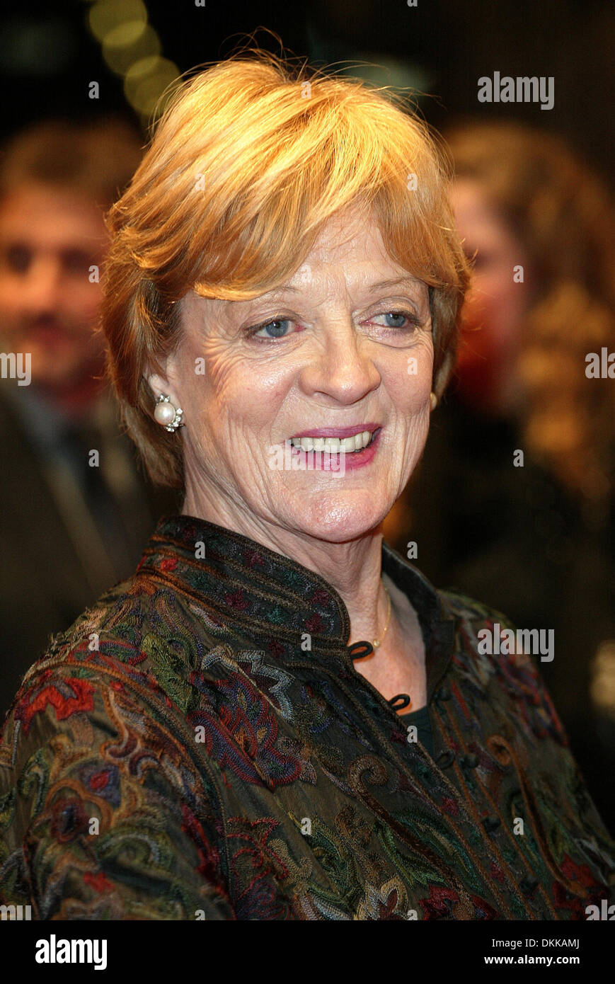DAME MAGGIE SMITH.attrice.Qualsiasi.Postdammer Platz, Berlin, germe.10/02/2002.DI594 Foto Stock