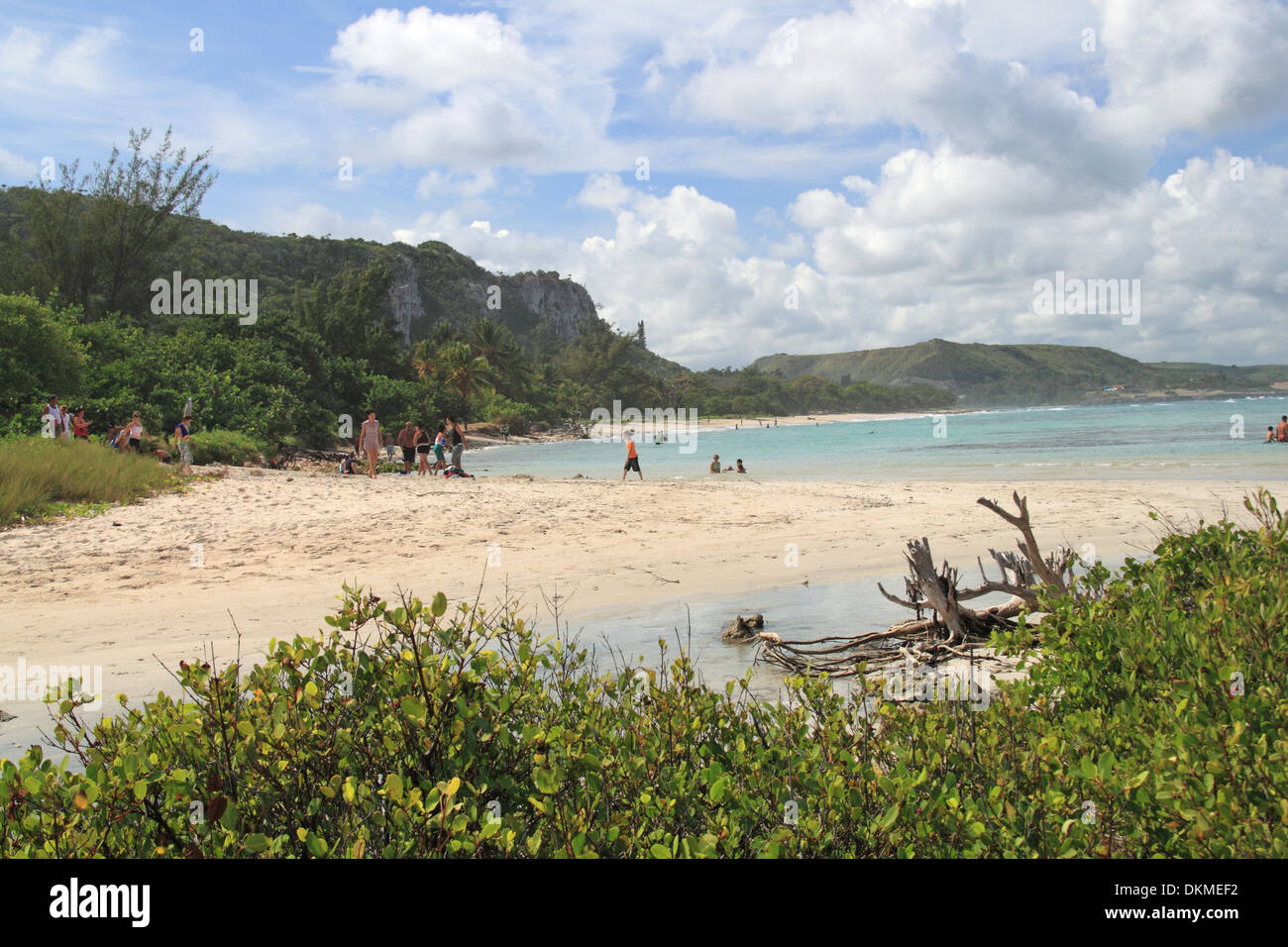 Playa Amarillo, Playa Jibacoa, Mayabeque provincia, Cuba, il Mare dei Caraibi e America centrale Foto Stock