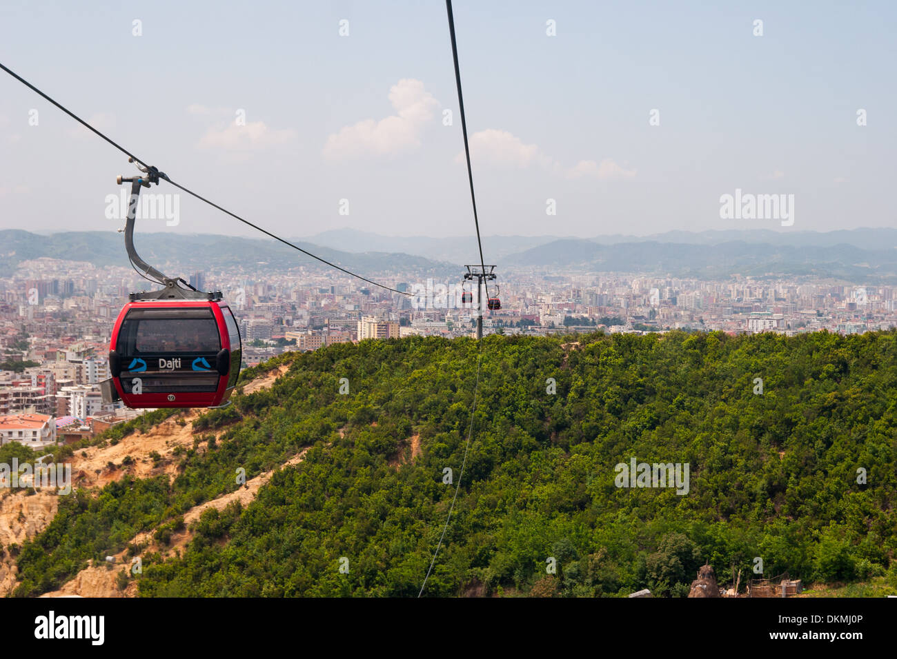 Dajti-Express, funivia vicino a Tirana, Albania Foto Stock