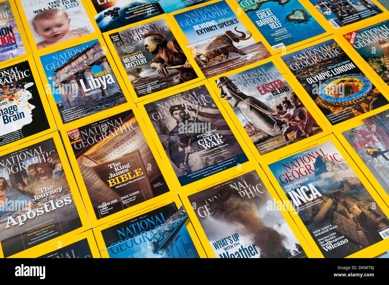 La rivista National Geographic Foto stock - Alamy