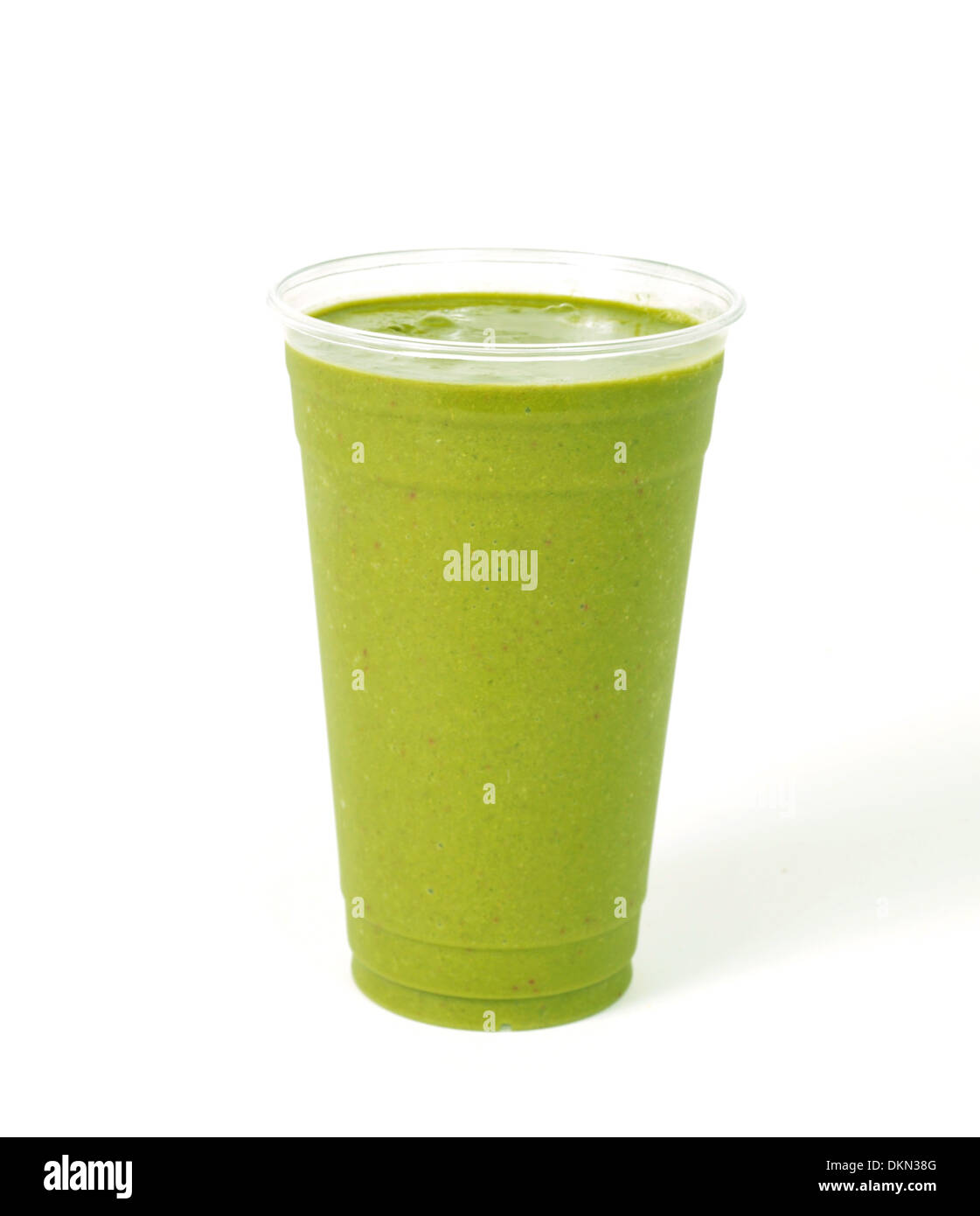 Un sano frullato verde Foto Stock