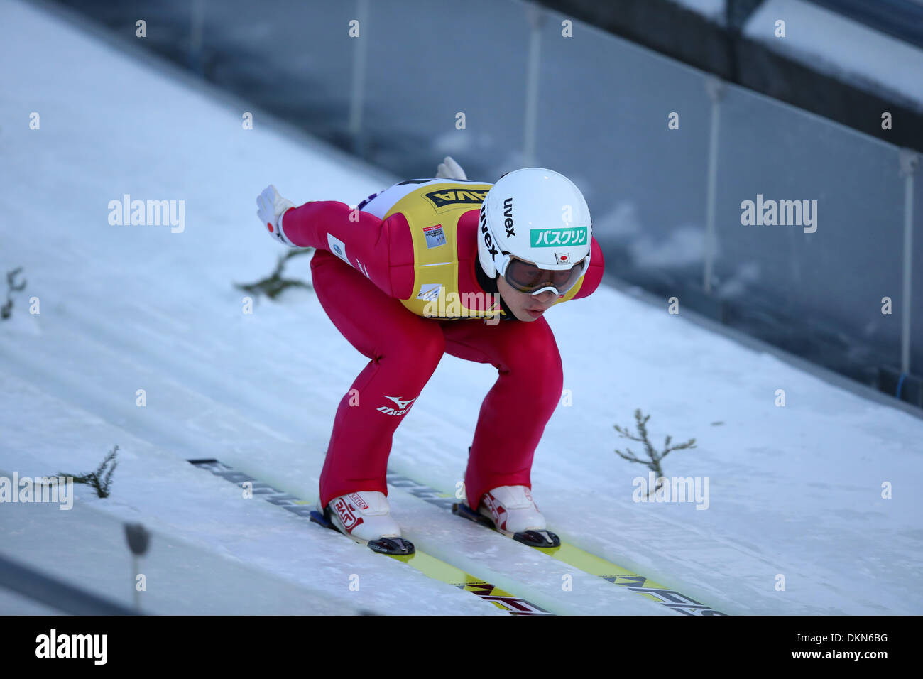 Lysgaardsbakkene Ski Jumping Hill, Lillehammer, Norvegia. Il 7 dicembre, 2013. Taihei Kato (JPN), 7 Dicembre 2013 - Combinata Nordica : FIS Combinata Nordica Coppa del Mondo di Salto con gli sci HS 100 a Lysgaardsbakkene Ski Jumping Hill, Lillehammer, Norvegia. © Giu Tsukida AFLO/sport/Alamy Live News Foto Stock