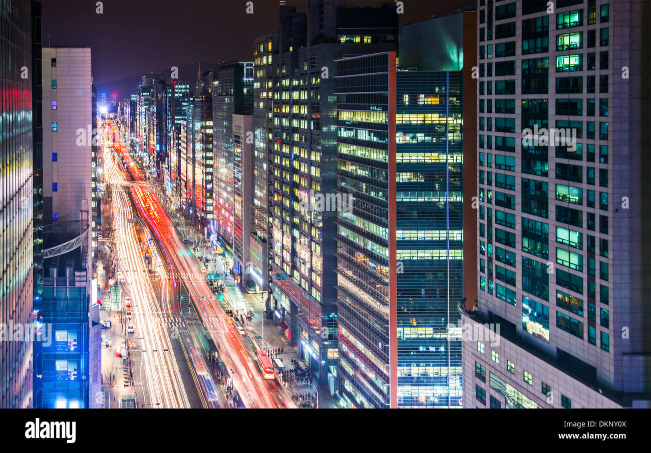 Seoul, Corea del Sud cityscape. Foto Stock