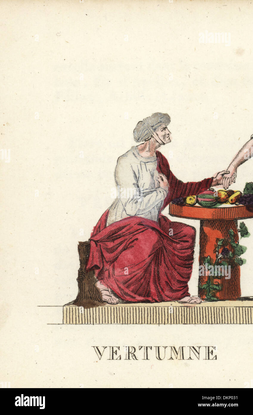 Vertumnus, dea romana delle stagioni. Foto Stock