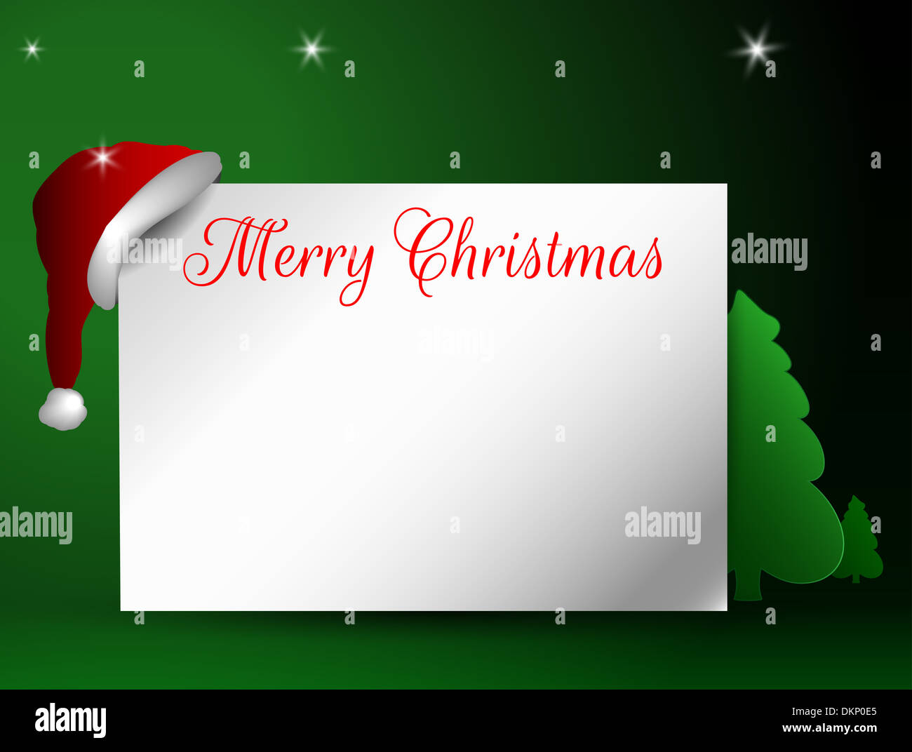 Natale biglietto di auguri Foto Stock