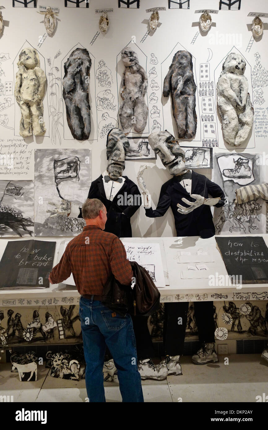 Queens Museum of Art di Flushing Meadows Park Foto Stock