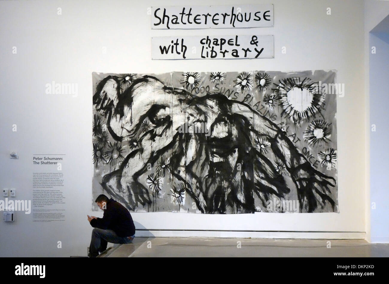 Queens Museum of Art di Flushing Meadows Park Foto Stock