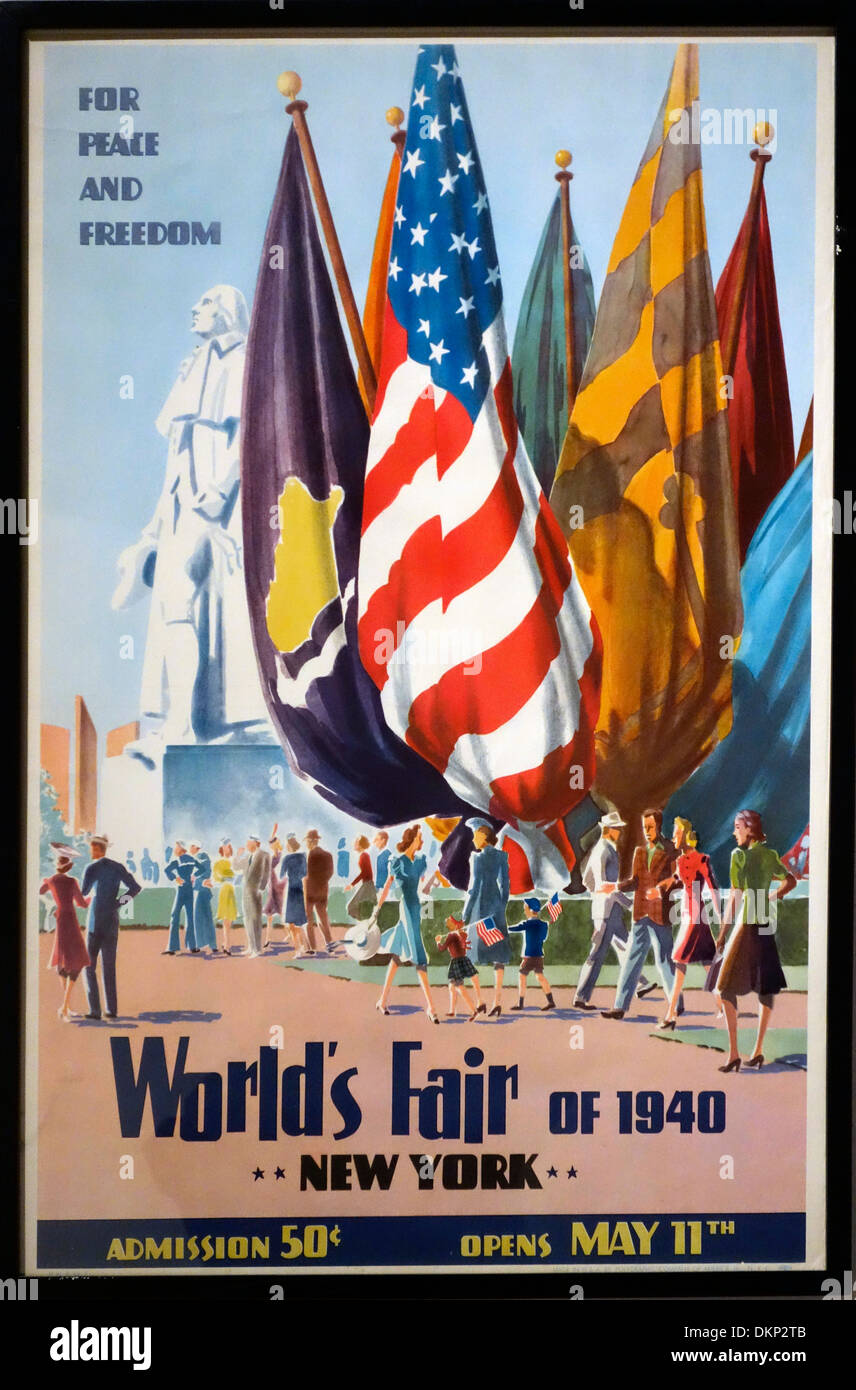 Queens Museum of Art di Flushing Meadows Park Foto Stock