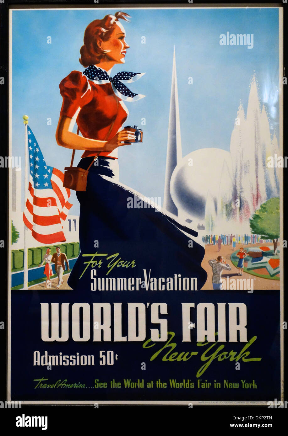 Queens Museum of Art di Flushing Meadows Park Foto Stock