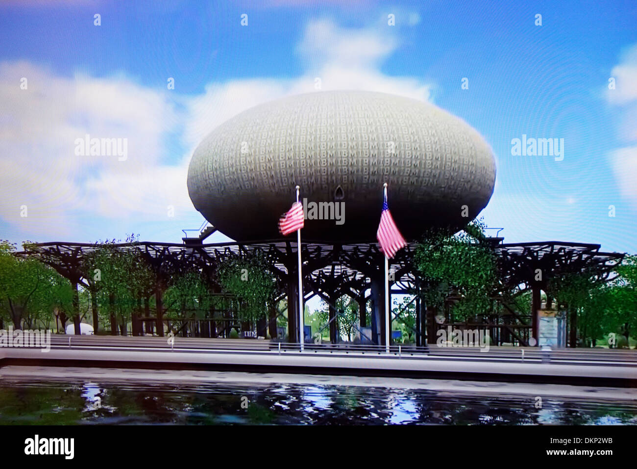 Queens Museum of Art di Flushing Meadows Park Foto Stock