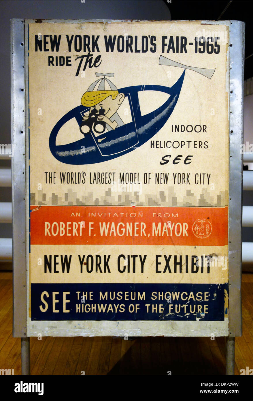 Queens Museum of Art di Flushing Meadows Park Foto Stock