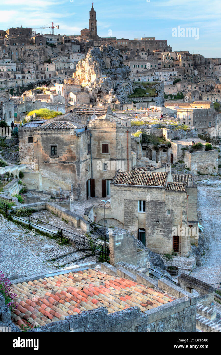 Sassi di Matera, Basilicata, Italia Foto Stock