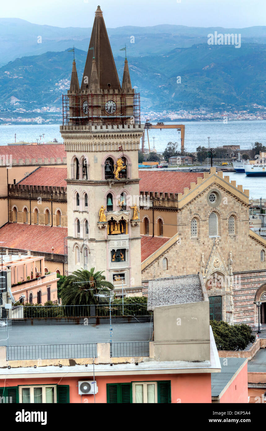 La Cattedrale di Messina, Messina, Sicilia, Italia Foto Stock