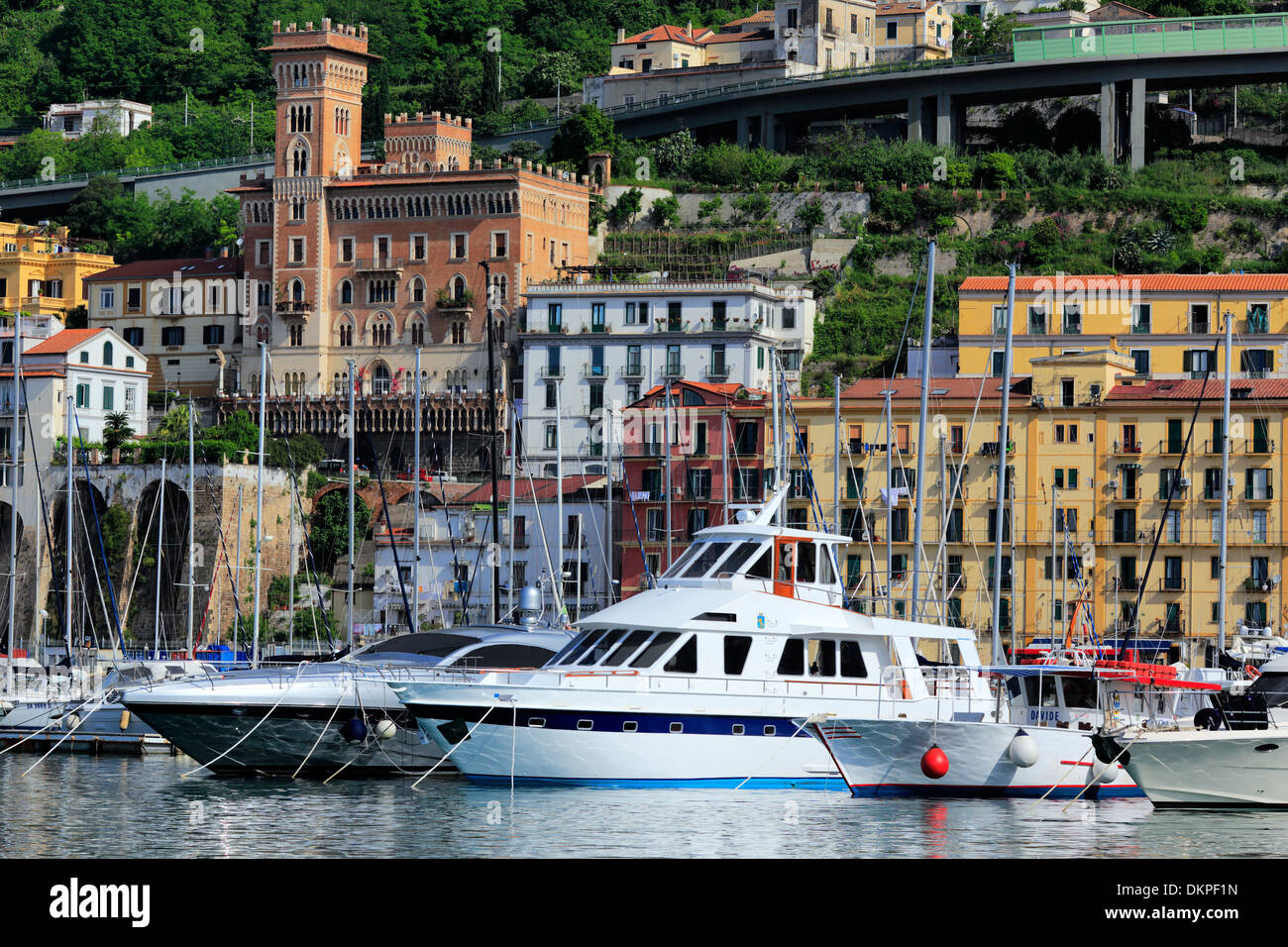 Porto di Salerno, Campania, Italia Foto Stock