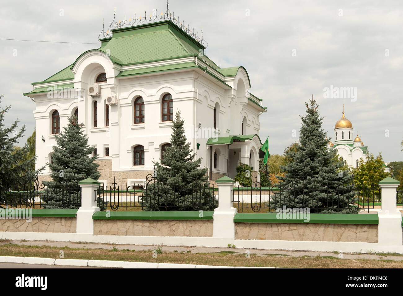 La Chiesa Ortodossa Russa della Natività di Tiraspol, la capitale della Transnistria. Foto Stock