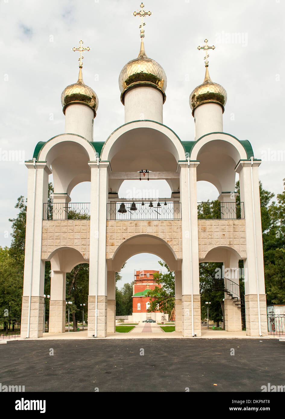 Unidentified monumento religioso di Tiraspol, capitale della Transnistria. Foto Stock
