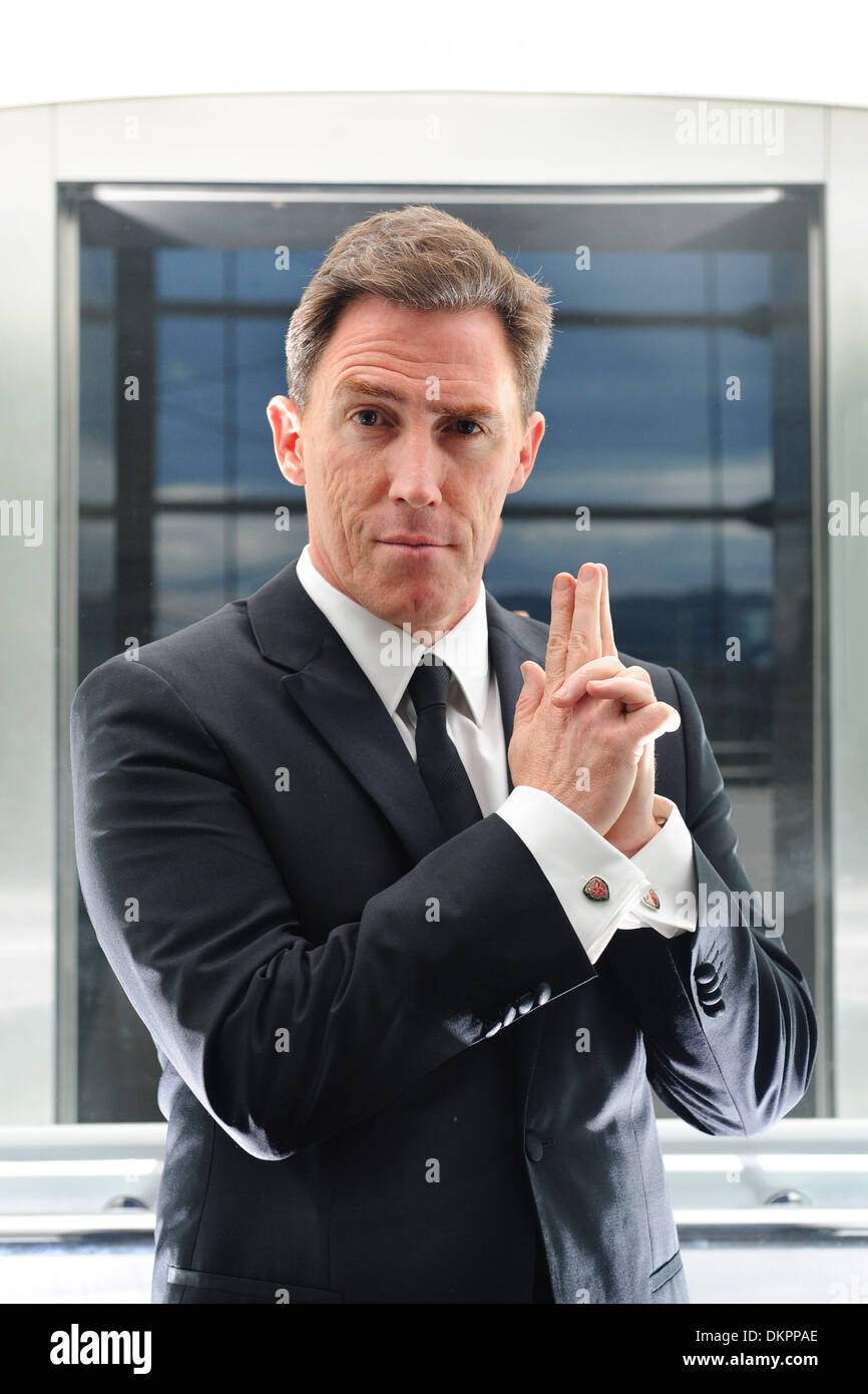 Attore gallese e il comico Rob Brydon. Foto Stock