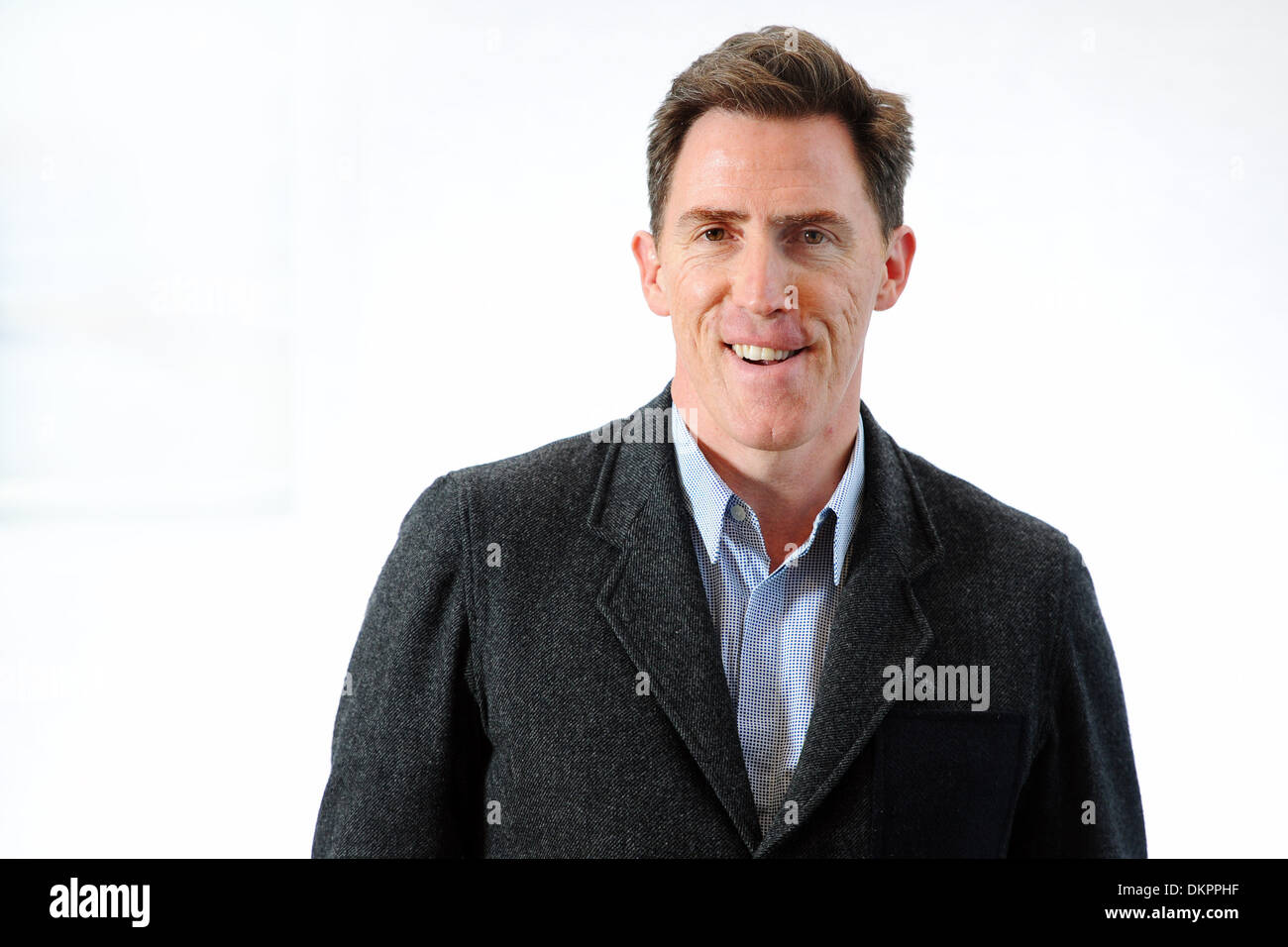 Attore gallese e il comico Rob Brydon. Foto Stock