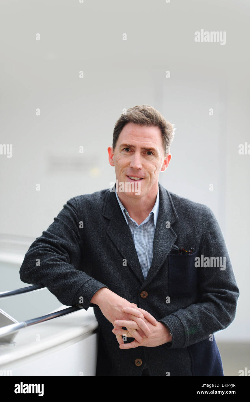 Attore gallese e il comico Rob Brydon. Foto Stock