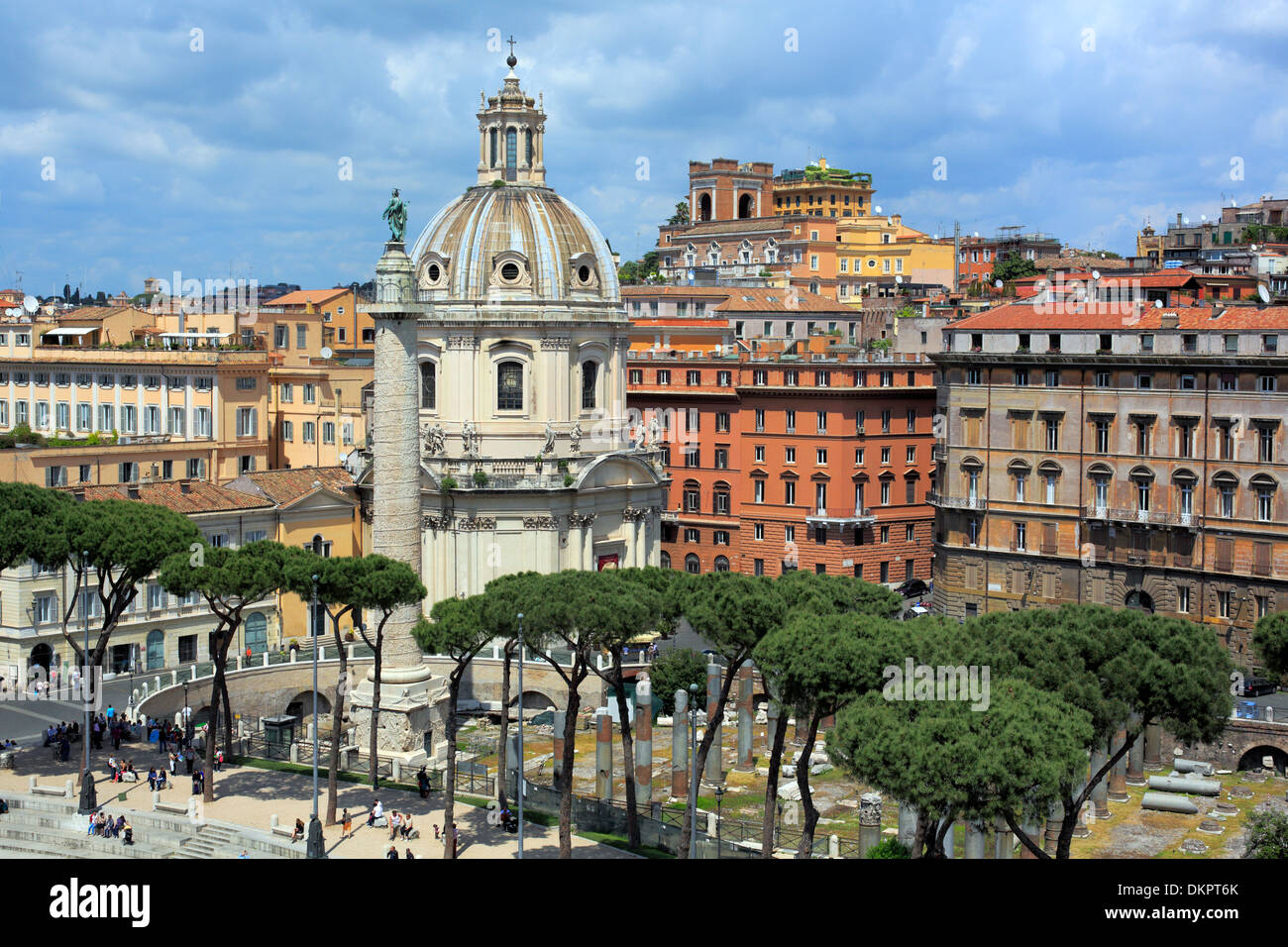 La chiesa del Santissimo Nome di Maria al Foro Traiano (Santissimo Nome di Maria al Foro Traiano), Roma, Italia Foto Stock