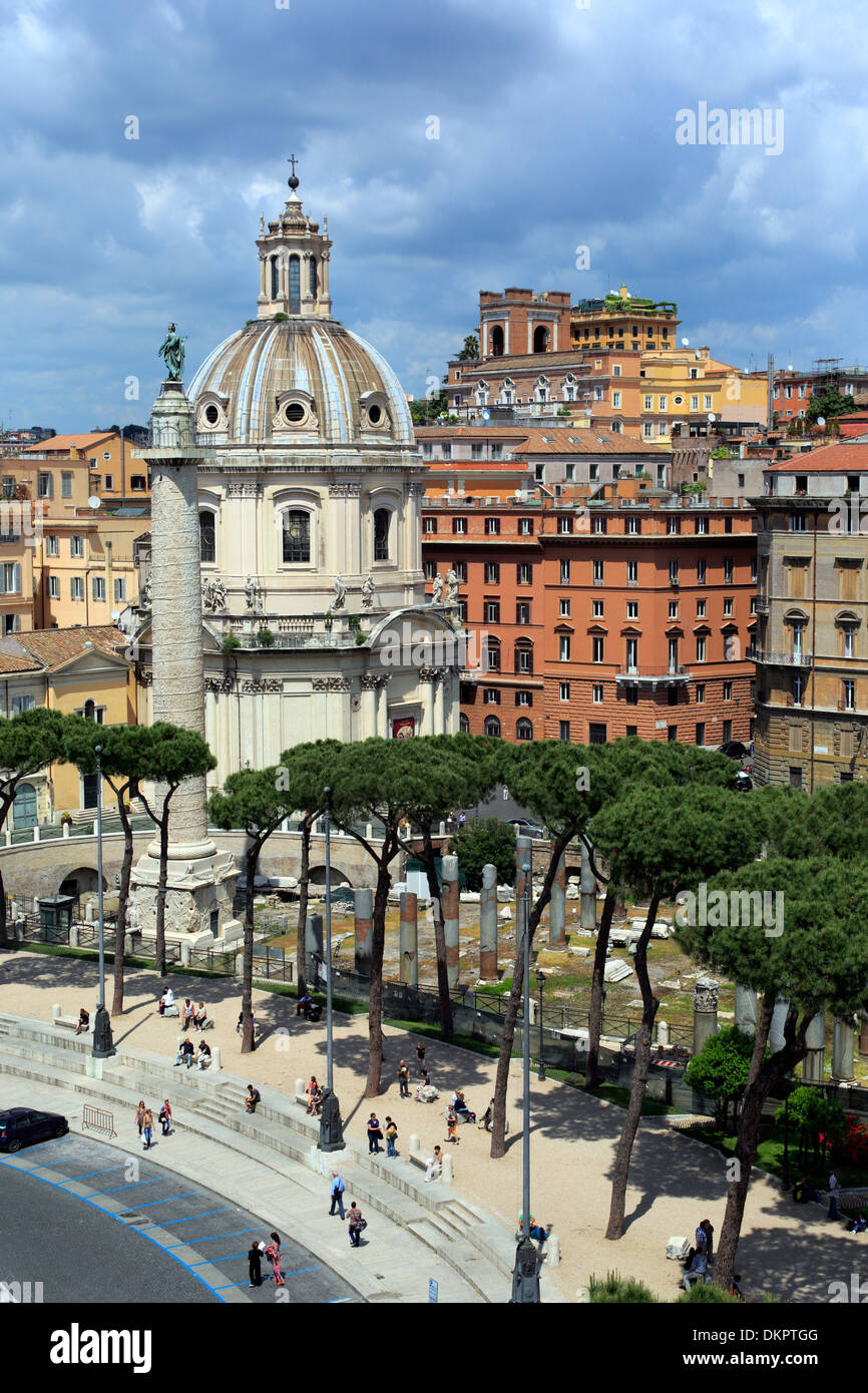 La chiesa del Santissimo Nome di Maria al Foro Traiano (Santissimo Nome di Maria al Foro Traiano), Roma, Italia Foto Stock
