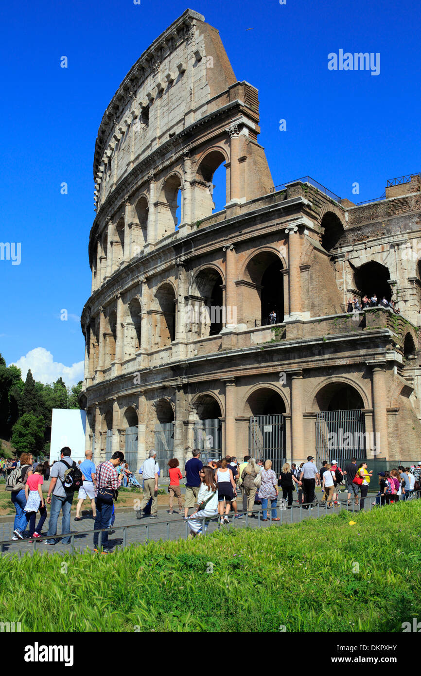 Colosseo, Roma, Italia Foto Stock