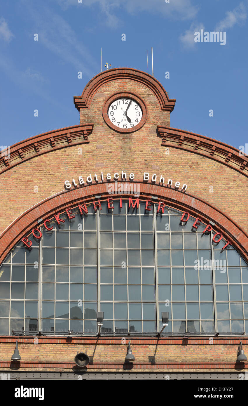 Bockenheimer Depot, Carlo-Schmid-Platz, Frankfurt am Main, Assia, Deutschland Foto Stock