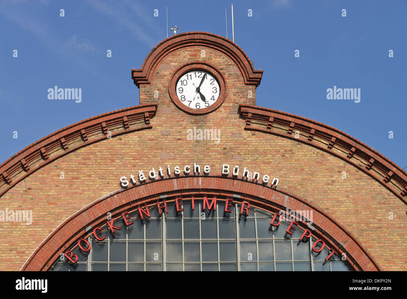 Bockenheimer Depot, Carlo-Schmid-Platz, Frankfurt am Main, Assia, Deutschland Foto Stock