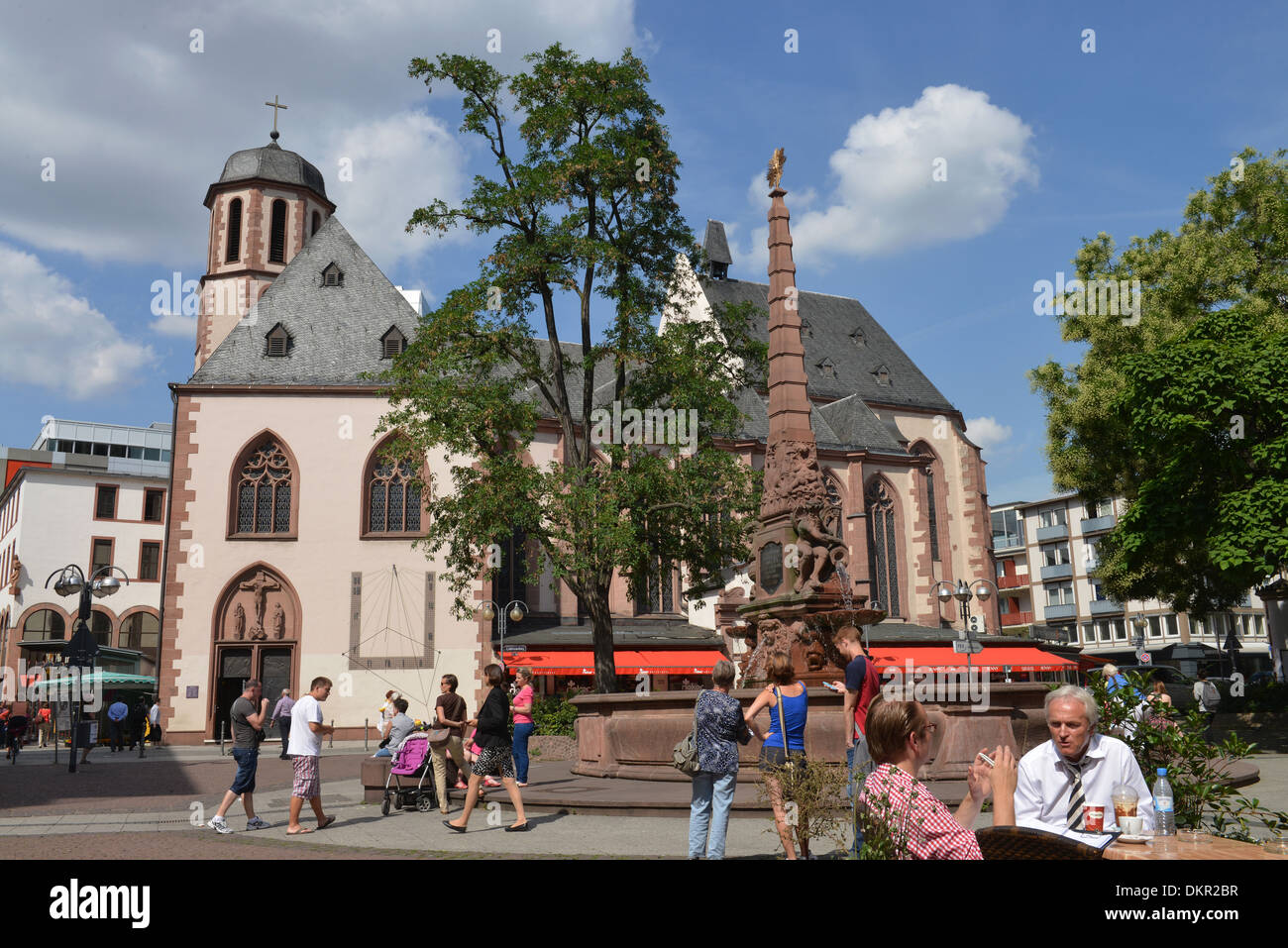 Liebfrauenkirche, Frankfurt am Main, Assia, Deutschland Foto Stock