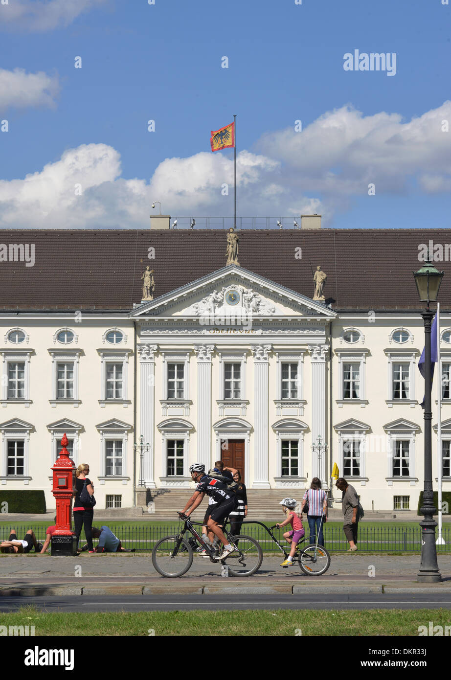 Schloss Bellevue, Tiergarten di Berlino, Deutschland / Schloß Foto Stock
