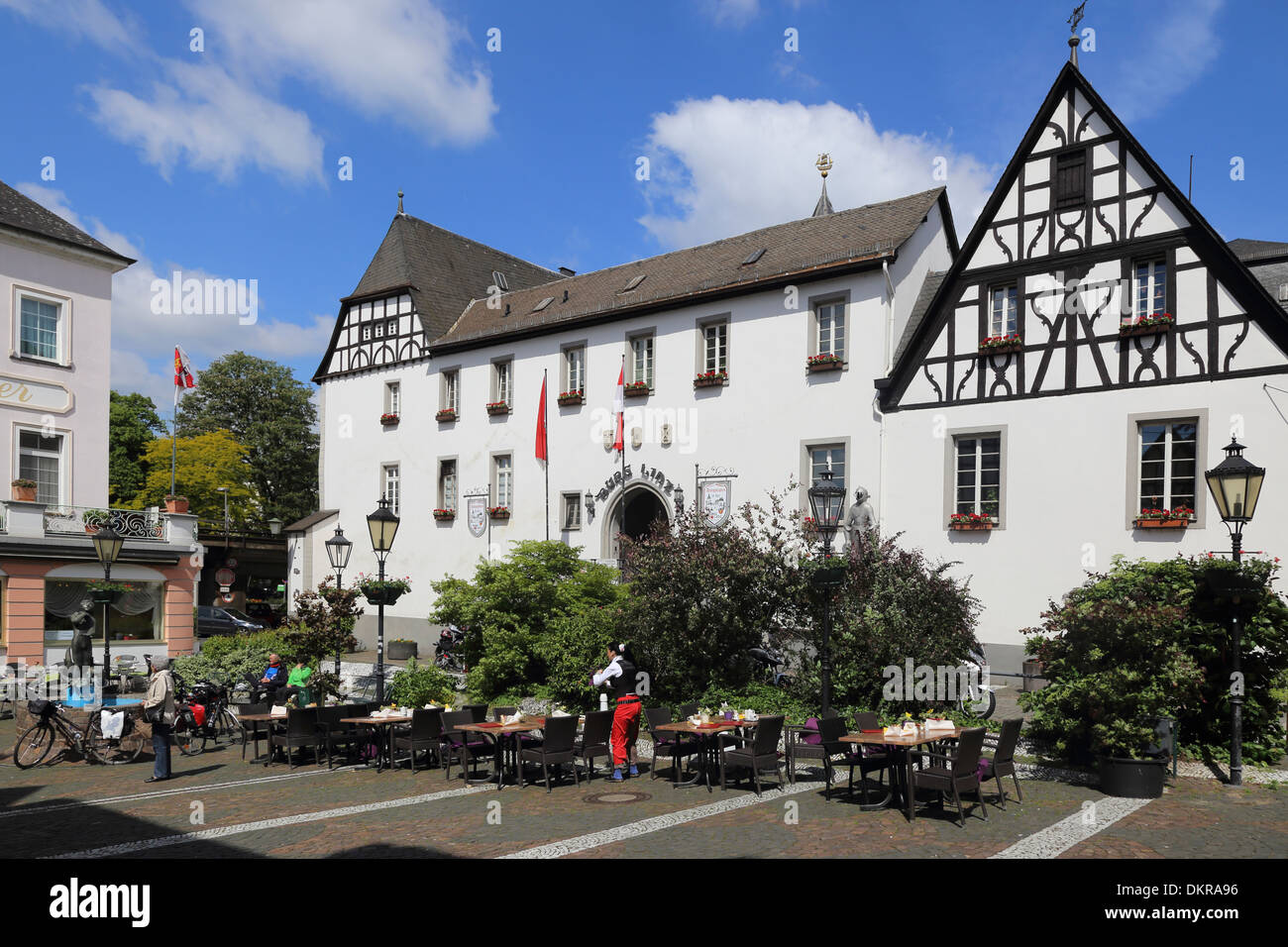 Linz am Rhein castello Schloss Foto Stock