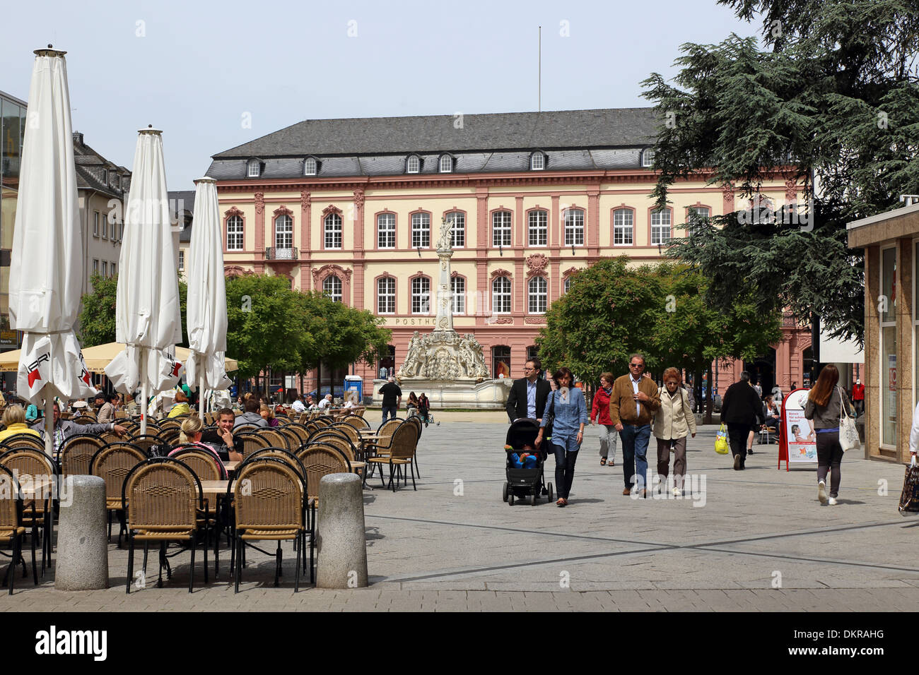 Trier Kornmarkt mercato del grano Foto Stock