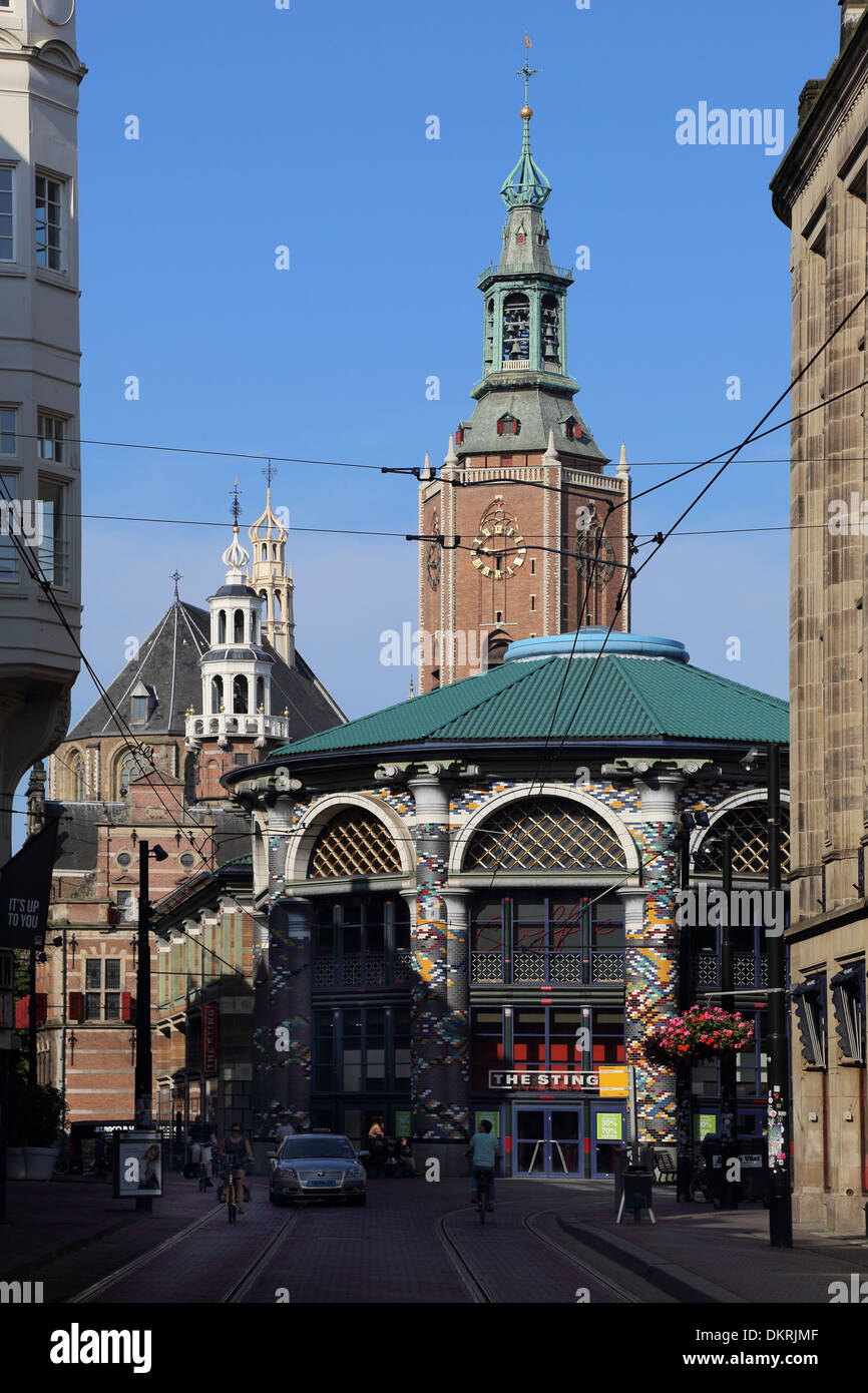 L'Aia Paesi Bassi Grote Kerk Vecchio Municipio Il pungiglione Foto Stock