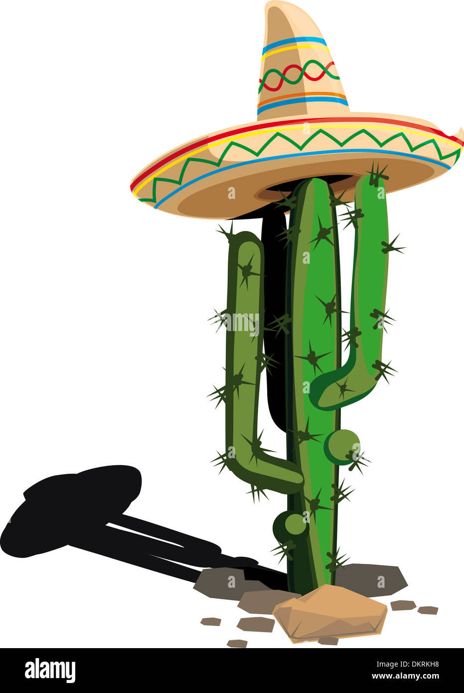 Cactus al Mexican Hat Foto Stock