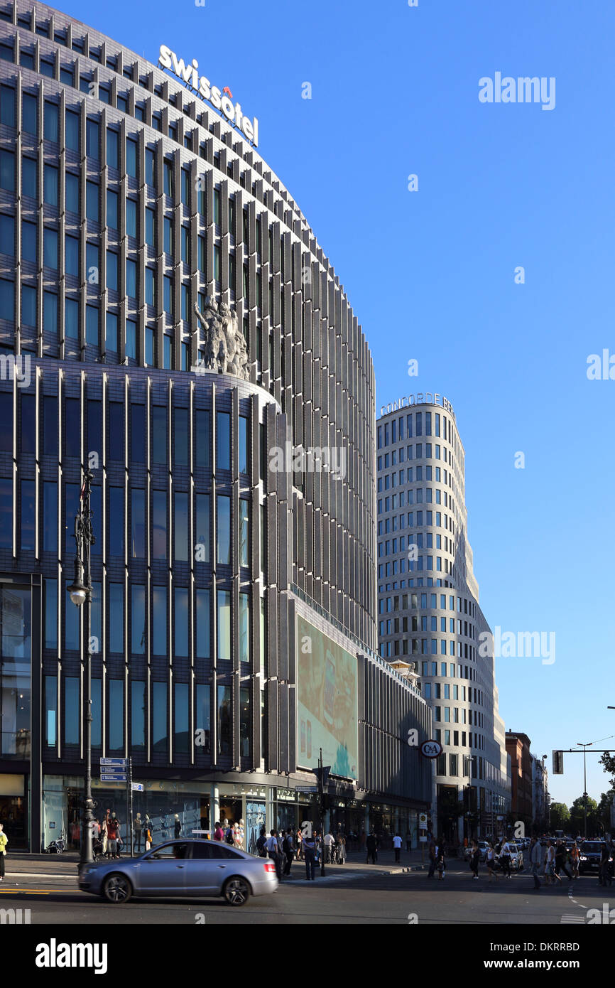 Il Swissotel Berlino Concorde Hotel Foto Stock