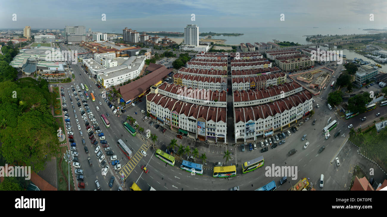 Hafenviertel, Melaka, Malaysia Foto Stock