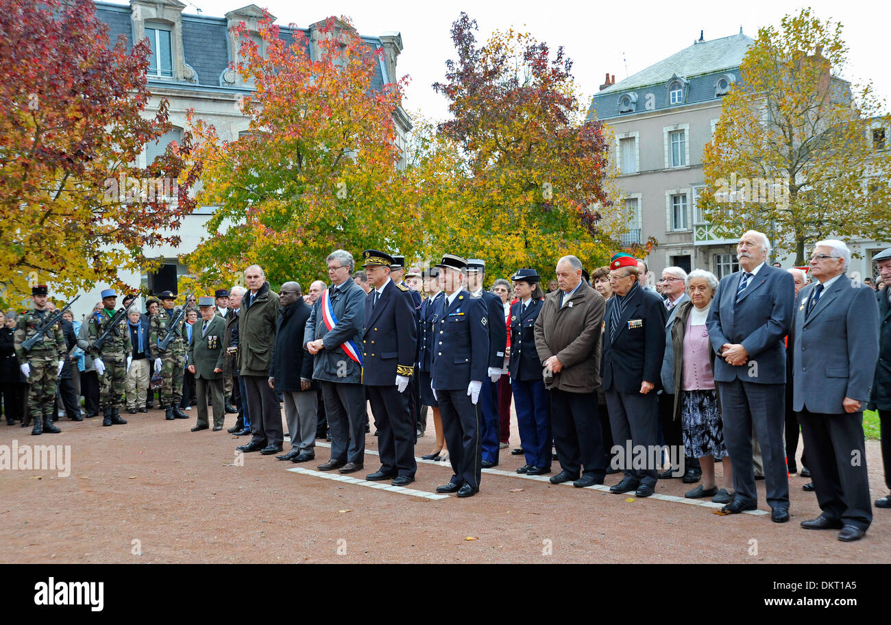 Giorno del Ricordo a Parthenay Deux-sevres Francia Foto Stock