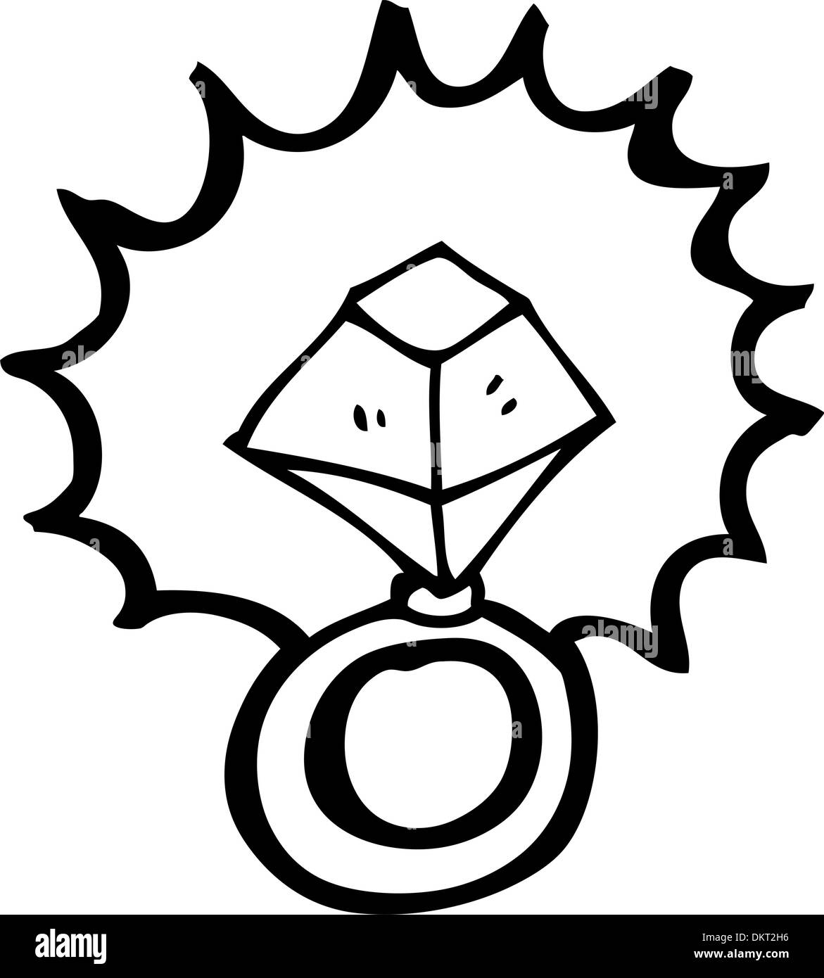 Cartoon anello magico Illustrazione Vettoriale