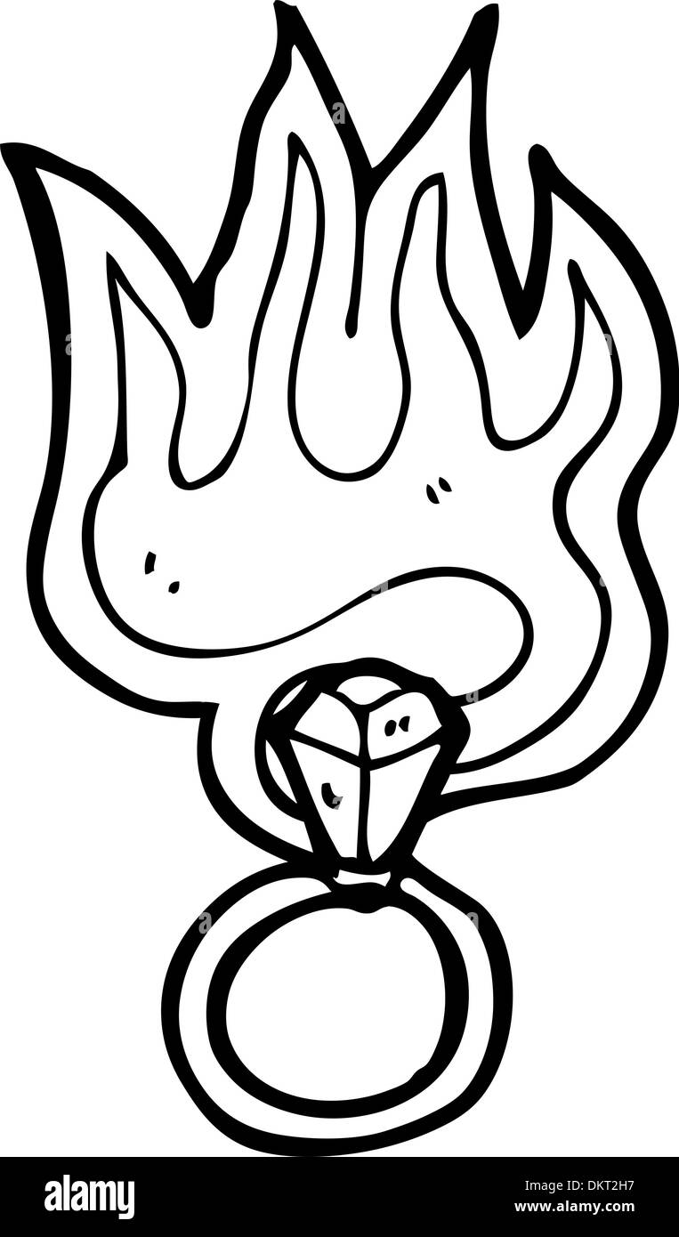 Cartoon anello magico Illustrazione Vettoriale