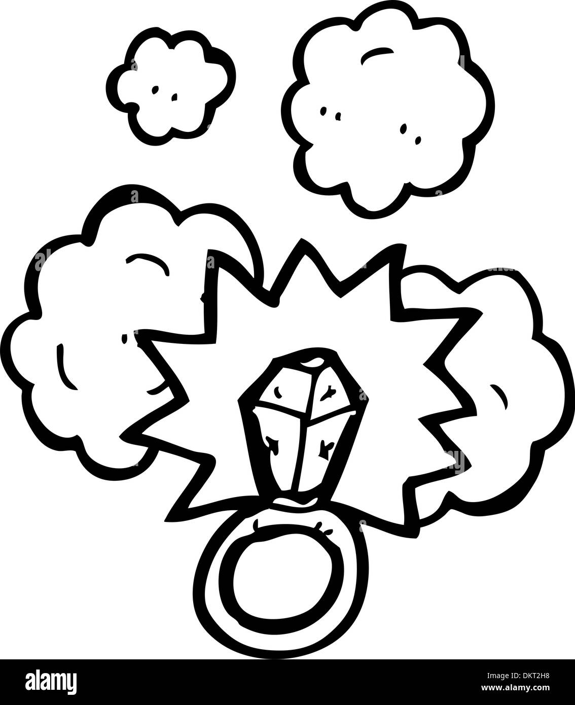 Cartoon anello magico Illustrazione Vettoriale