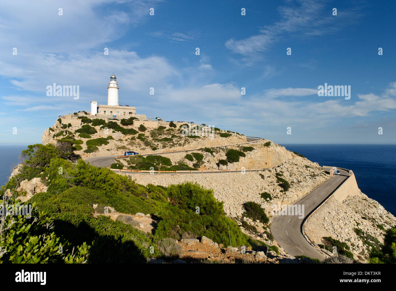 Faro di Cap de Formentor, Formentor, Maiorca, isole Baleari, Spagna, Europa Foto Stock